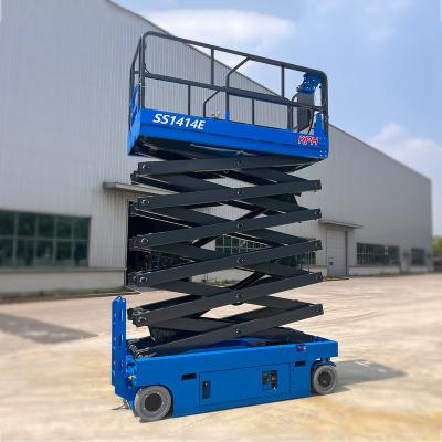 China Building Material Stores Factory Supply Hardware Lifts Hand Trucks Load Lifter Scaffolding Straight Standards Hydraulic Straightening Manually for sale