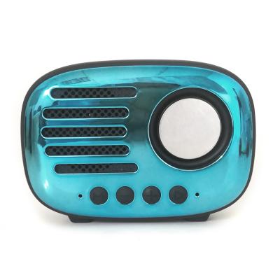 China Retro FM Radio Party Music Player Portable Wireless Blue Tooth Speaker Wireless Outdoor TF Card for sale