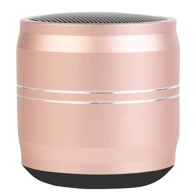 China Factory Direct Selling Portable BT Metal Wireless Speaker Mini Mobile Phone Speaker TWS Couplet Wireless Electronic Gift for sale