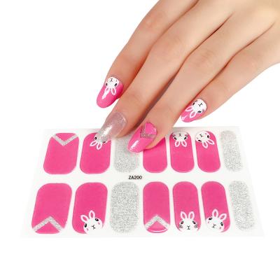 China Factory Wholesale Luxury Design DIY Nail Beauty 3D Nail Sticker Custom Art Nail Decoration Sticker for sale