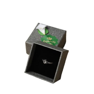 China Recyclable Wholesale Custom Logo Jewelry Boxes Rings Ear Studs Necklace Jewelry Packaging Box Flower Jewelry Box for sale