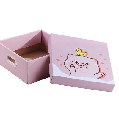 China Recyclable High Quality Customized Foldable Cardboard Paper Storage Gift Box Candy Storage Paper Gift Box for sale