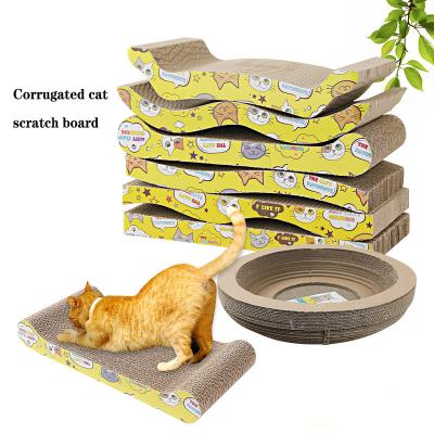 China Viable Wholesale Cat Work Areas Cat Scratch Box Corrugated Paper Mat for sale