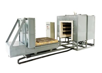 China High Temperature Bogie Hearth Furnace , Electric Bogie Type Heat Treatment Furnace for sale