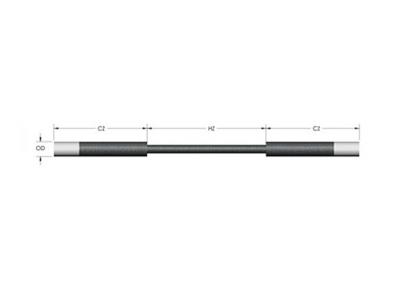 China Do peso forma Rod do osso dos elementos de aquecimento sic para dispositivos de aquecimento bondes à venda