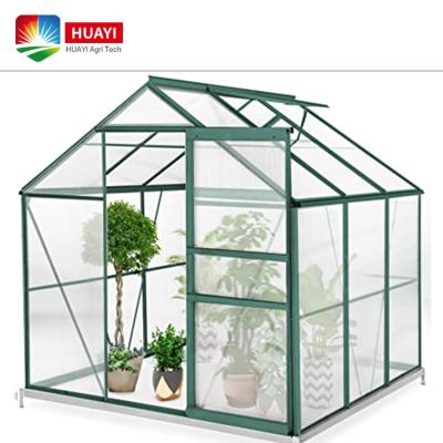 Cina Easily Assembled Green Polycarbonate Clear Plastic Sheet Garden House For Vegetables Flowers In Winter in vendita