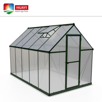 Cina 4mm Polycarbonate Panel Hobby Garden Greenhouse Easily Assembled Walk-In Greenhouse Wholesale in vendita