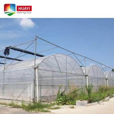 중국 Stable Structure High Quality Multi-Span Plastic Film Agricultural UV Treated Greenhouse With Hydroponics 판매용