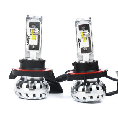 China High Quality Super Bright H13 Aluminum 9004 Alloy Car Headlight Bulb LC H13 A1S LED 9005 9006 9007 For 60 Watt 6000 Lumens for sale