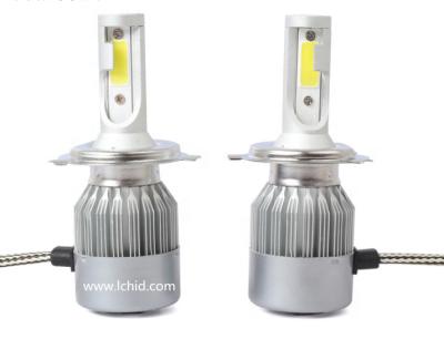 China Factory Manufacture Car Aluminum C6 Parts Led Headlight H4 H7 9004 9007 H11 H7 Head Lamp Led Bulbs Auto Headlights For Car for sale