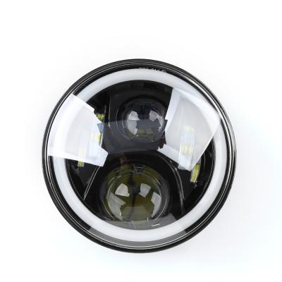 China Headlight Round Led 45w 60w 7 Inch Offroad Light Wholesale Lighting for sale