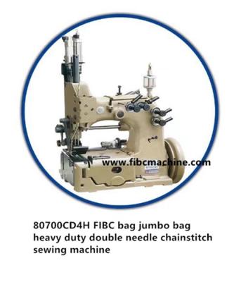 China 80700CD4HL Double Needle Four Thread, Chain Stitch, Heavy Duty, FIBC Bag Sewing Machine for sale