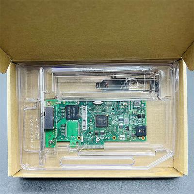 China New I350-T2V2 PCI-E 4X Server Dual Port Gigabit Ethernet LAN Intel I350AM2 1G Network Card RJ45 for sale