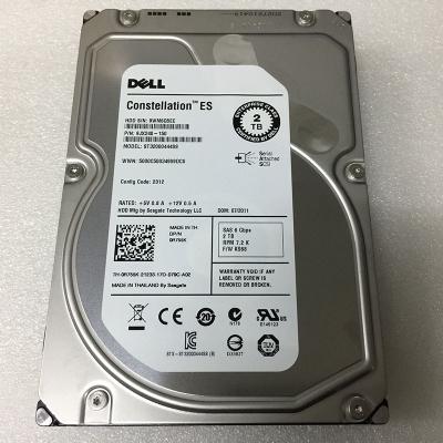 China New Constellation ES 0R755K R755K ST32000444SS 2TB 7.2K RPM SAS 6Gbps 3.5