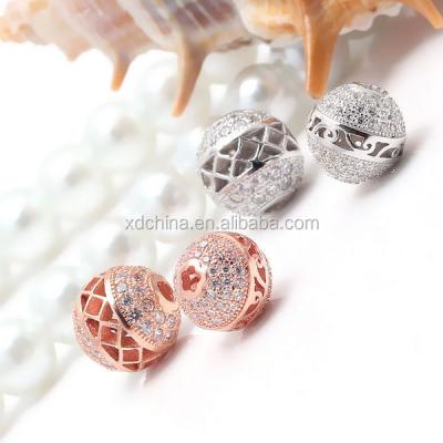 China Nickel& lead free XD P691-692 925 Sterling Silver Guangzhou Bead charm for jewelry necklace with beads jewelry accessories diy beads for sale