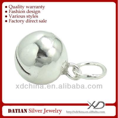 China 925 XD HG023 925 Sterling Silver 8mm Sterling Silver Baby Bell Smooth Ball for sale