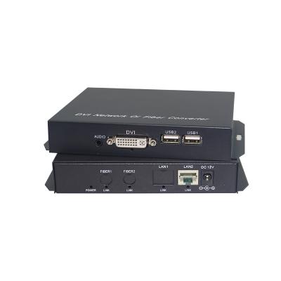 China DVI usb kvm add-on over mouse and keyboard IP/TCP UTP/STP CAT5e/6 Rj45 LAN Network DVI splitter STHA-DVI+USB-E for sale