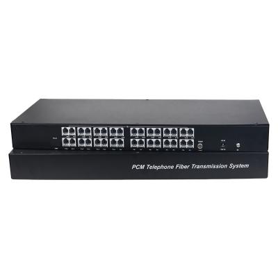 China Telephone network voice fxs/fxo pots fiber multiplexer 32 rj11 ports telephone line over fiber converter rj11 telephone line supplement for sale