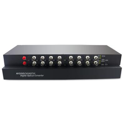 China For HD CCTV Control System 8 Bnc Ports CCTV HD TVI CVI AHD Over Fiber Optic Converter For 1080p 960p 720p CVI TVI AHD HD Video Camera for sale