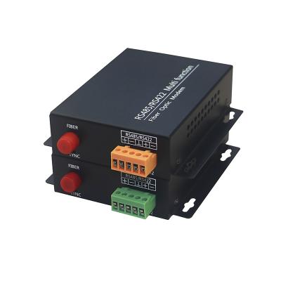 China For industrial automatic control RS-485/RS-422 data port to fiber optic media converter, system for industrial automatic control, parking gate and access control for sale