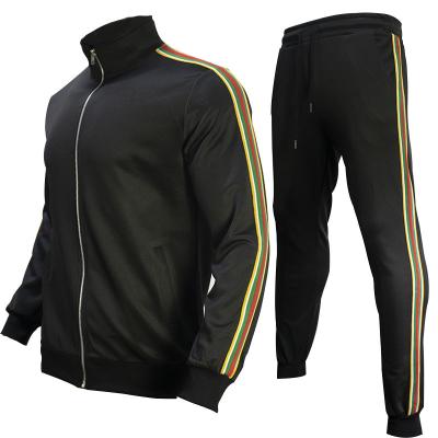 China Autumn Men's Casual Wear Breathable Sportswear Jogging Pants Sweater Two Piece Suit for sale