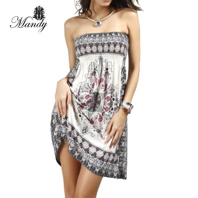 China 2021 new arrival summer french design dailyware elegant casual dress breathable floral floral women clothing for sale