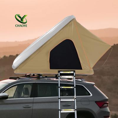 China Easy-carrying Made In China Wholesale Outdoor Camping Travel Aluminio Rack Triangle Hard Shell Car Roof Top Tents for sale