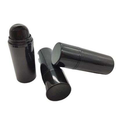 China 50ml Airless Pump Matte Airless Bottle Black Cosmetic Container For Wholesale for sale