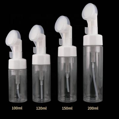 China 30ml 50ml 60ml 80ml 100ml 120ml 150m PACKAGING face washing brush plastic foam facial bottle with cosmetic pump bottle for sale