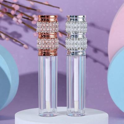 China Empty Lip Gloss 6ml Lip Gloss Tubes, Clear Empty Lip Gloss Bottles Refillable Lip Balm Bottles For DIY Makeup for sale