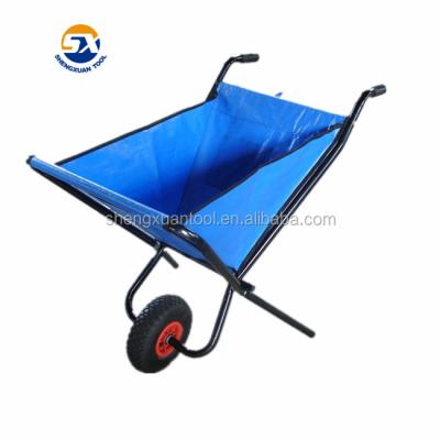 China 300D Oxford Metal Cloth Material Lightweight 100% Polyester Garden Cloth Wheelbarrow for sale