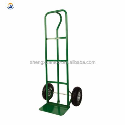 China Good quality hand pull durable HT1805 double wheeled cart for sale