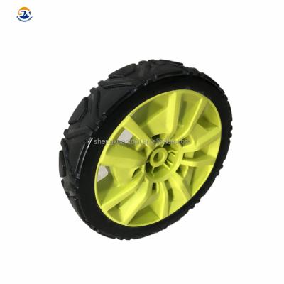 China Super quality 100% pure plastic material plastic solid wheel 8inch for sale