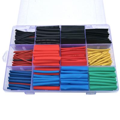 China LOW VOLTAGE 580pcs 16 Sizes Matched 3:1 Heat Shrink Tubing Tube for sale