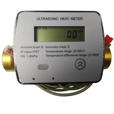 China Brass RS485 Modbus Protocol Ultrasonic Heat Energy Meter for sale