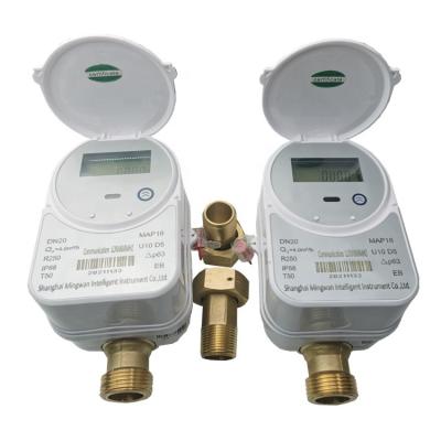 China Ultrasonic Water Meter With Valve 15mm 15MM-25MM Water Meter for sale