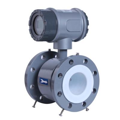 China RS485 Liquid Communication High Temperature Corrosion Measurement Electromagnetic Flow Meter for sale