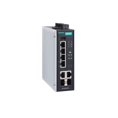 China 4+2G-port Gigabit PoE+ switches Moxa EDS-P506E Series switch Layer 2 Managed Switches for sale