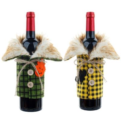 China 2021New Christmas Decoration Wine Bottle Cover Gnome Doll Pumpkin Ghost Home Hanging Christmas Hanging Ornaments Halloween Decorations For Home Gift for sale