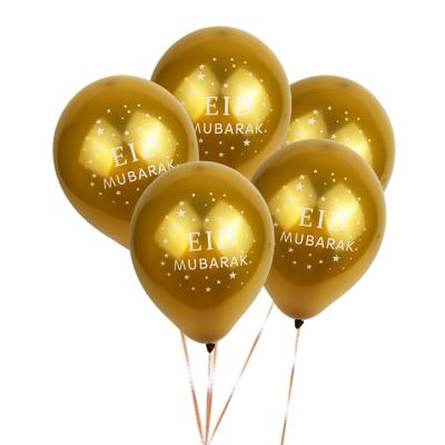 China Hajj Mubarak Balloon Eid Mubarak Latex Balloons for Ramadan Eid Decorations Eid Islamic Muslim Supplies for sale