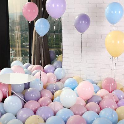 China wholesale party decoration round macaron latex party balloon for festival decoration for sale