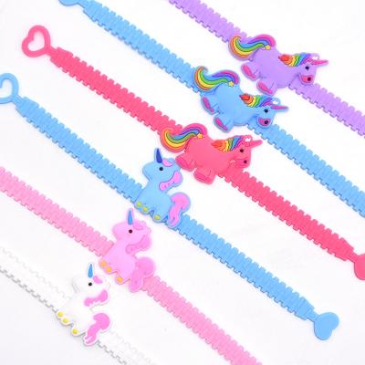 China Unicorn Bracelets Party Supplies Unicorn Decorations Kids Birthday Gift Bracelet Wristband Birthday Party Party Favors for sale