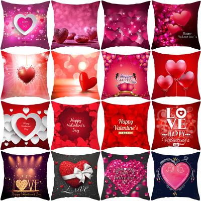 China 45*45cm Valentine's Day Happy Valentine's Day Gifts Rest Case Wedding Party Decoration Happy New Year Gifts for sale