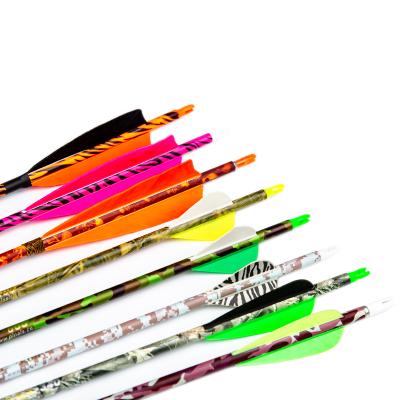 China Hunting Shooting Target For Practicing 5.2 6.2mm ID3.2 Archery Carbon Arrow Shafts 4.2 Dial For Recurve Traditional Bow Bow Hunting Targets for sale