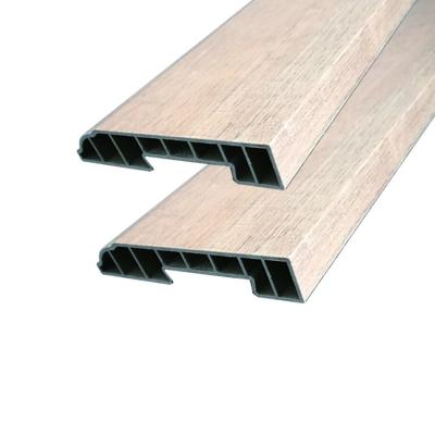 China Modern High Quality Molding Extrusion Panel Floor Skirting for sale