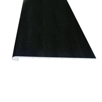 China Modern Molding Flexible Stairtread Vinyl Stair Nose 2400x300x25mm Trim For Laminate Flooring Stair Nose T Mount for sale