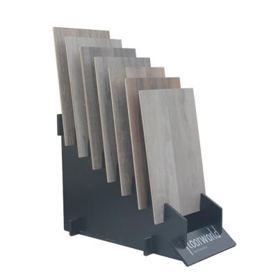 China Various custom logo environmental friendly floor sample display frame, tile wall advertising frame, hand held display rack for sale