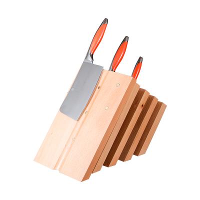 China Sustainable Magnetic Knife Cover and Neodymium Magnets Wood Kitchen Blocks All-Season Color Rubber Natural Rectangle for sale