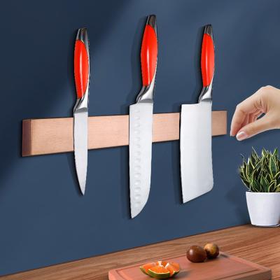 China 10 Inch Viable Magnetic Knife Holder Kitchen Blocks Magnetic Stainless Steel Knife Strip Magnetic Knife Holder For Wall for sale