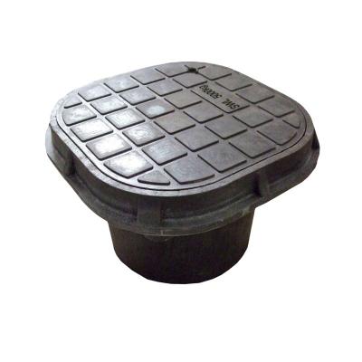 China earth inspection pit cover 280*280*180mm Grounding System PVC Or PE for sale